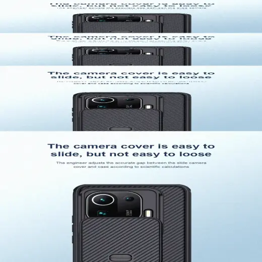 Nillkin CamShield Pro PC+TPU Case for Xiaomi Mi 11 Pro black Foto 12