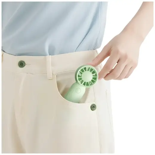 Handheld fan USAMS Mini Pocket ZB354 green Фото num
