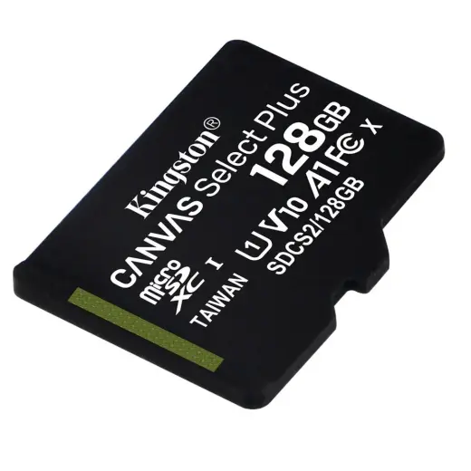 Kingston memory card 128GB microSDXC Canvas Select Plus cl. 10 UHS-I 100 MB|s Фото num