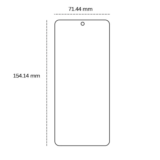 Tempered glass 2,5D for Samsung Galaxy S25 Edge Foto 2