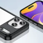 Outer Space maciņš telefonam iPhone 17 Pro Max melns caurspīdīgs — Foto 6