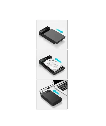 Корпус Ugreen HDD 3,5'' для жестких дисков SATA черный Фото num
