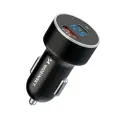 Wozinsky WDCCAC USB-C USB-A 36W car charger - black Foto 1