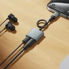 HOCO UPA34A adapter USB-C to 2x USB-C | gray — Photo 7