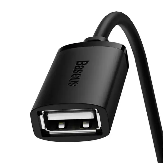 USB 2.0 pagarinātājs vads Baseus AirJoy Series, 0,5 m (melns) Foto 6