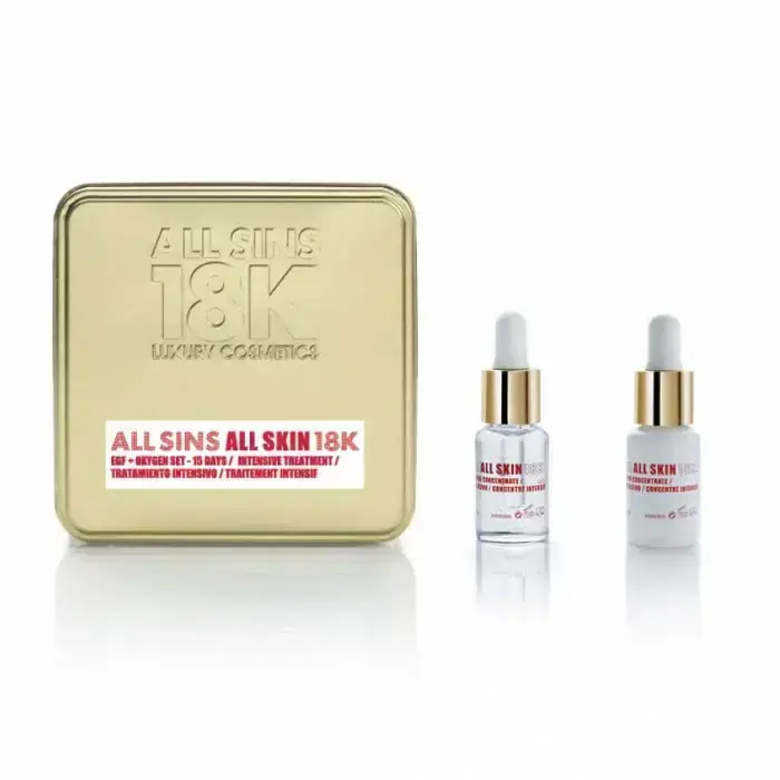All Sins 18k All Skin Efg Oxygen 15 Days Intensive Treatment Set 2 Pieces