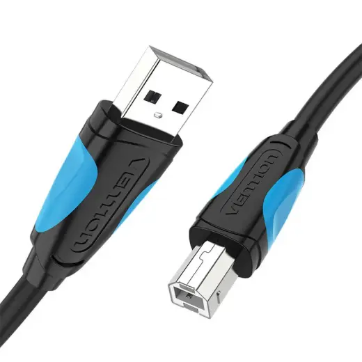 USB 2.0 A to USB-B printer cable Vention VAS-A16-B200 2m Black Foto 3