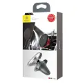 Magnetic Air Vent Car Mount Holder Baseus with cable clip (silver) Photo