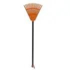 Small rake with handle orange 20cm (14 tines) — Photo 1