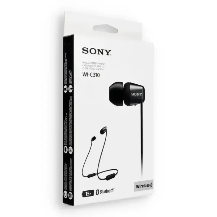 Wireless earphones Sony WI-C310 black Foto 6