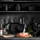 Le Creuset Čuguna grillpanna kvadrātveida 26x26cm matēti melna  Foto 5