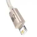 Baseus cable Crystal Shine USB - Lightning 1,2 m 2,4A pink Фото num