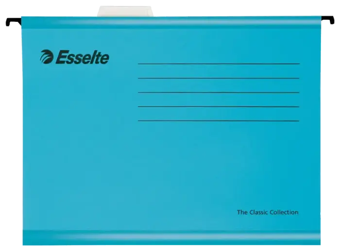 Iekarināmais fails ESSELTE Classic, A4 formāts zils, 25 gab./iepakojumā Foto 3