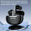 AWEI słuchawki Bluetooth 5.3 T50 TWS + stacja dokująca czarny|black Foto 7
