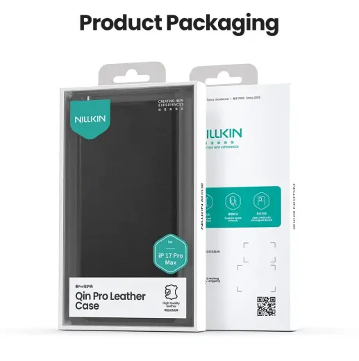 Nillkin Qin Book PRO Case for Apple iPhone 17 Pro Max Brown Photo
