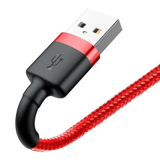 Baseus CALKLF-B09 datu pārraides un uzlādes vads | USB-A uz Lightning | 12W | 1m | sarkans Foto 3