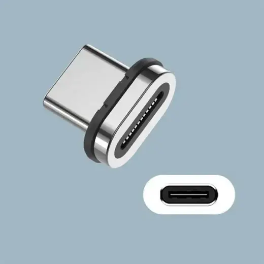 Beline Adapter magnetyczny USB-C srebrny|silver DAC BLNAM01 Photo
