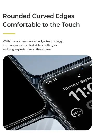 Benks Ekrāna aizsargstikls priekš Iphone 15 Pro Foto 5