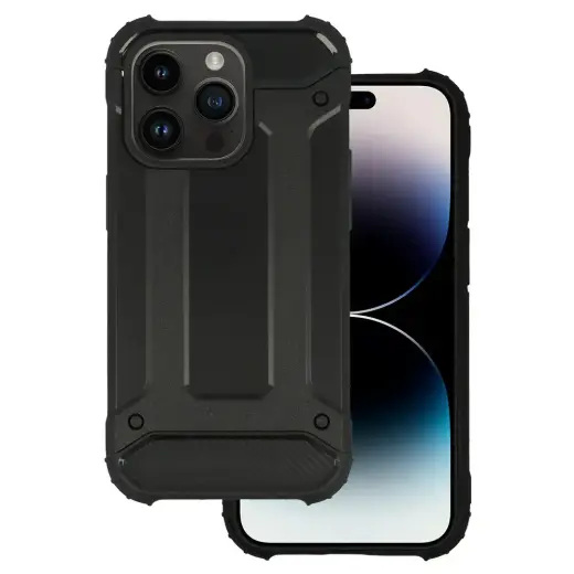 Armor Carbon phone case for iPhone 14 Pro Max black