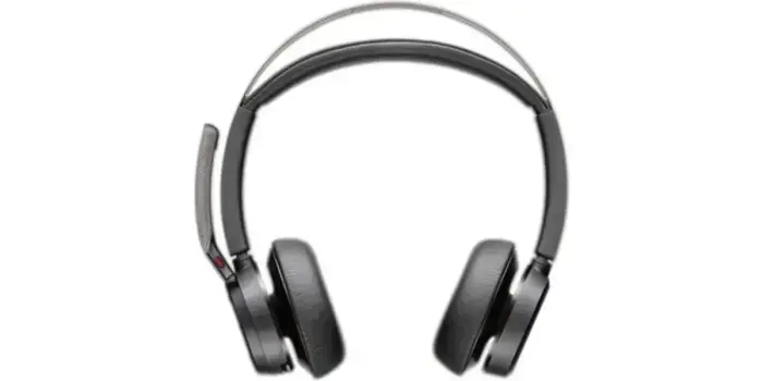 HP Poly Voyager Focus 2 Microsoft Teams Certified USB-C-C Headset +USB-C/A Adapter +Charging Stand