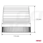 Strobe LED lamp AMIO-01277 — Photo 4