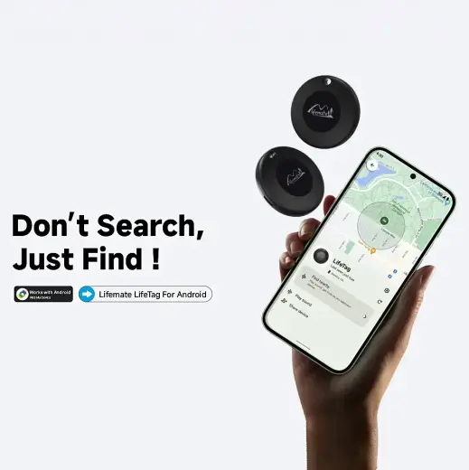 Lifemate GPS Bluetooth LifeTag Tracker HD-P16-3 Android black Foto 2