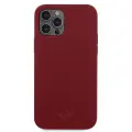 Mini MIHCP12LSLTRE iPhone 12 Pro Max 6,7" czerwony|red hard case Silicone Tone On Tone Photo