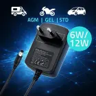 Qoltec Automatic charger for AGM GEL STD batteries | 6V/12V charger | 6W | 5.5x2.1 | 1.8m cable Photo
