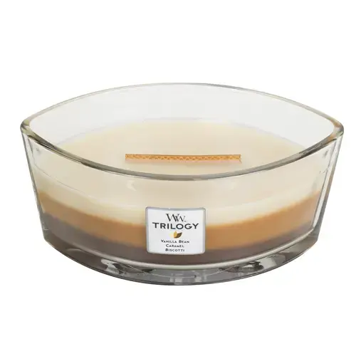WoodWick Café Sweets scented candle with wooden wick 453,6 g Фото num