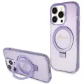 Guess Ring Stand Script Glitter MagSafe case for iPhone 15 Pro - purple — Foto 1