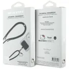 Hello Kitty Patch & Kitty Head Charm Universal Phone Lanyard Black — Foto 5