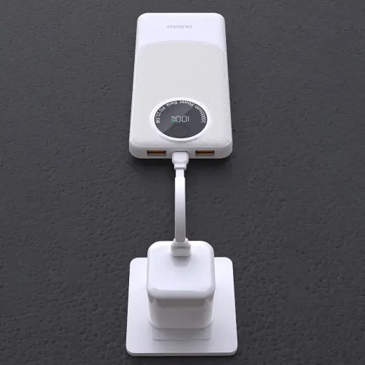 Ārējais akumulators (powerbank) Dudao K12 10000mAh PD22.5W USB-A, USB-C - melns Foto 4