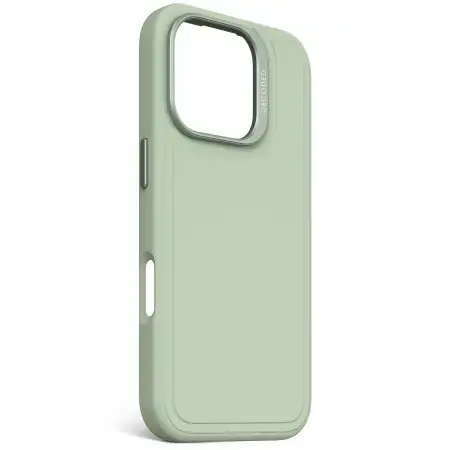 Decoded AntiMicrobial Silicone Stacks Backcover Case with MagSafe for iPhone 16 Pro - Green Фото num