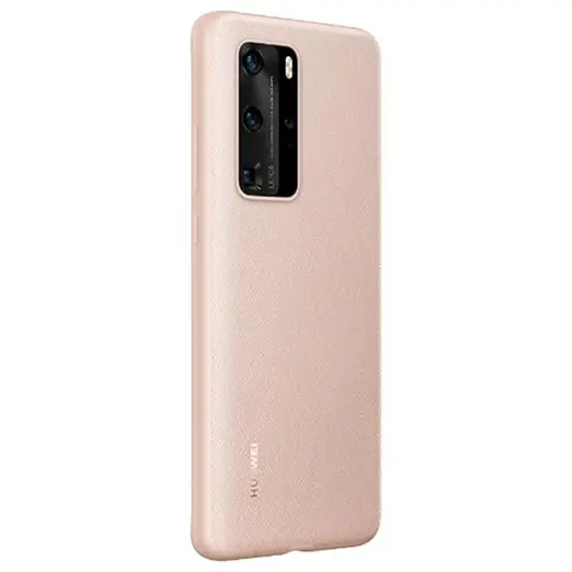 Original Case for Huawei P40 - PU Protective Cover (51993713) PINK Foto 3