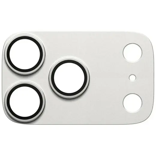 Tempered glass for lens PanzerGlass Fender Camera Protector for iPhone 17 Pro silver Foto 3