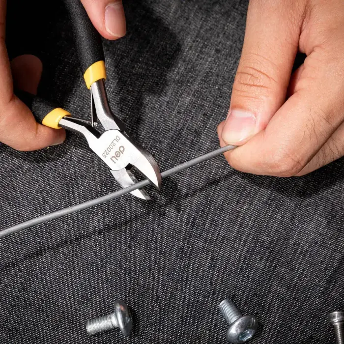 Мини-губка 5" Deli Tools EDL20025 (желтый) Фото num