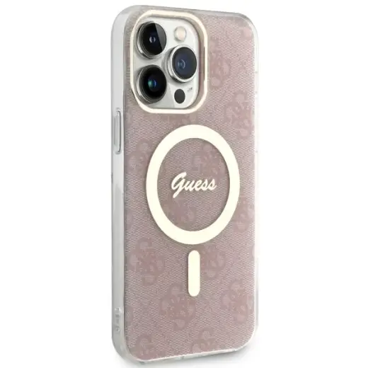 Guess GUHMP13XH4STP iPhone 13 Pro Max 6.7" różowy|pink hardcase 4G MagSafe Фото num