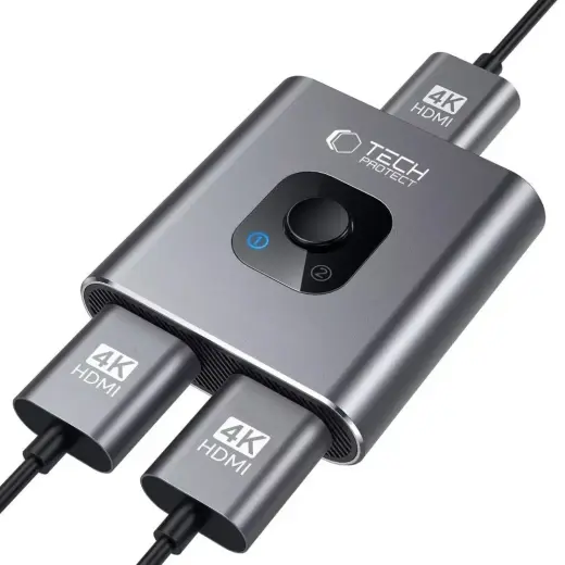 Tech-Protect HB07 HUB Adapter 2in1 HDMI 4K 60HZ - gray Foto 4
