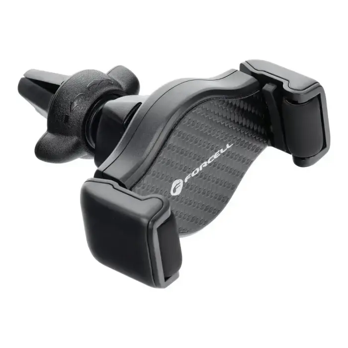 Car phone holder Forcell F-Grip Carbon H-CF509 air vent black Photo