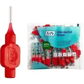 TePe Interdental Brush Extra Soft (0.5 mm red 25 pcs) - Very fine interdental brushes