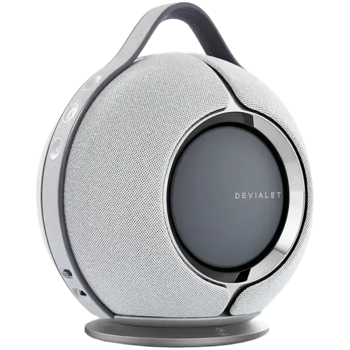 Devialet Mania Light Grey with dock