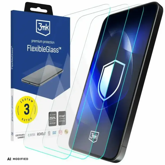 3MK FlexibleGlass Hybrid Glass for Samsung Galaxy S26 – 3 pcs