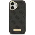 Guess 4G Logo Plate MagSafe Case for iPhone 17 Black Foto 3