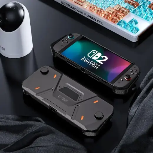 TECH-PROTECT CARBONOX NINTENDO SWITCH 2 BLACK Foto 11