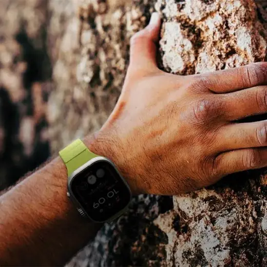 Uniq Stride Apple Watch Strap 42 | 44 | 45 | 49 mm - Lime Foto 5