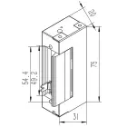 Qoltec Electric strike With lock and memory | 12V | Stainless steel Foto 8