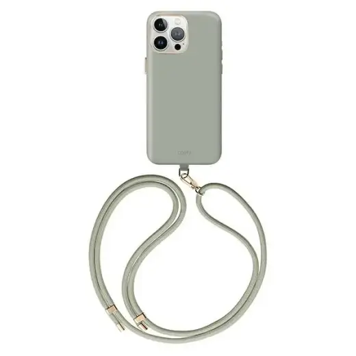 UNIQ etui Coehl Creme iPhone 15 Pro 6.1" Magnetic Charging szałwia|soft sage Foto 1