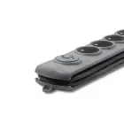 Qoltec Surge protector | 4 sockets | 2.5m | Grey — Foto 6