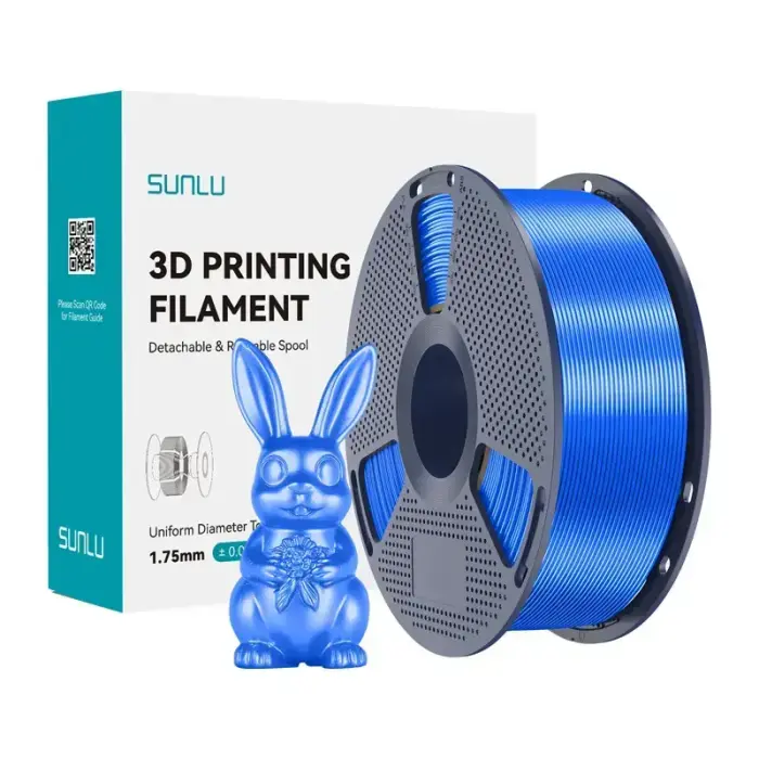 Sunlu PLA+ Silk Filament (blue)