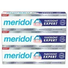Meridol Paradont Expert Tripack Toothpaste (3 pcs) - Toothpaste against bleeding gums and periodontitis 75ml